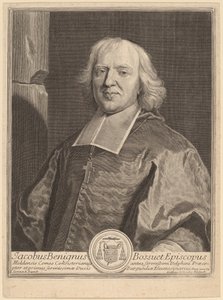 Jacques Benigne Bossuet av Gerard Edelinck after Hyacinthe Rigaud