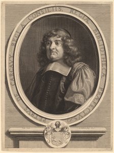 Pierre de Carcavy av Gerard Edelinck after Louis Testelin