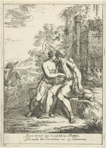 Aminta en Thestylis av Gerard Hoet (I)