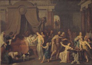 Alcestis och Admetus av Gerard Hoet I