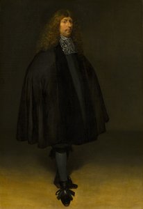 Självporträtt, ca 1668. av Gerard Ter Borch the Younger