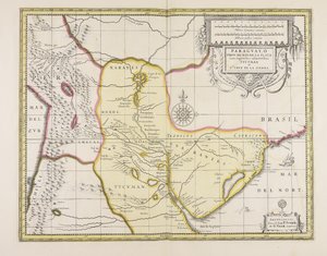 Paraguayo prov. från Rio de la Plata med de angränsande regionerna Tucuman och S.ta Cruz de la Sierra av Gerard Valck