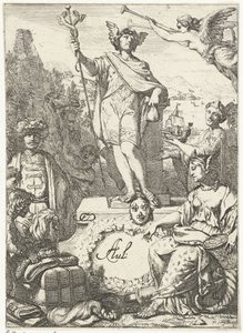 Allegori om handel med Merkurius av Gerard de Lairesse (rejected attribution)