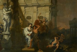 Tukten leder en behövande av Gerard de Lairesse