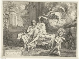 Mercury beordrar Calypso att låta Odysseus gå av Gerard de Lairesse