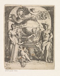 Merkurius och vävkonsten av Gerard de Lairesse