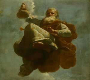 Plutos: Allegorisk framställning av vården av spetälska och sinnesslöa av Gerard de Lairesse