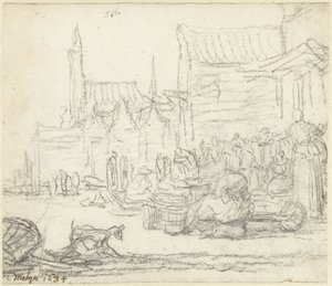 Marknadsbräderulle av Gerard ter Borch (II)