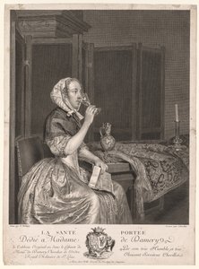 Dricker en skål. av Gerard ter Borch