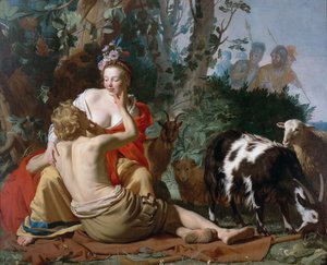 Granida och Daifilo av Gerard van Honthorst