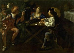 Kortspelare av Gerard van Kuijl
