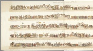 Historisk parad i Rotterdam Historisk parad, hölls i Rotterdam 21 maj 1874 (titel på objekt)