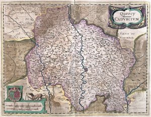 Cahors, Frankrike (gravyr av Gerardus Mercator
