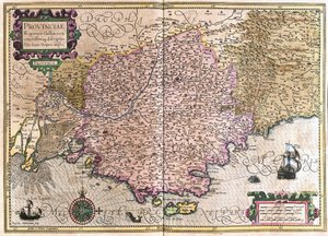 Frankrike (gravyr av Gerardus Mercator
