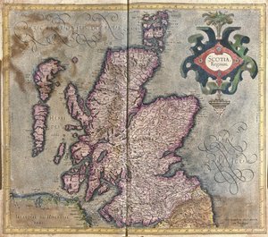 Skottland, Storbritannien av Gerardus Mercator