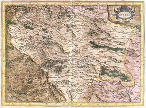 Steiermark, Österrike (gravyr av Gerardus Mercator