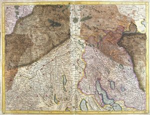 Schweiz (gravyr av Gerardus Mercator