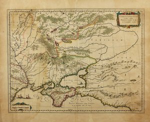 Taurica Chersonesus. Karta över Krim, 1595