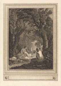 Den mystiska gungan av Geraud Vidal after Nicolas Lavreince