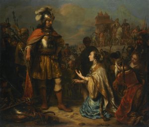 Alexander och Dareios kvinnor av Gerbrand van den Eeckhout