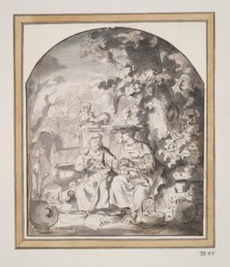Vertumnus och Pomona av Gerbrand van den Eeckhout