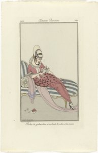 Journal des Dames et des Modes, Costumes Parisiens, 1914, nr 162: Gabardin (...) av Gerda Wegener