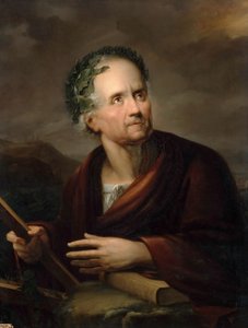 Porträtt av Friedrich Gottlieb Klopstock 1724-1803 av Gerdt Hardorff