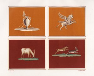 Dekorativa figurer från House of Epigrams, Regio V, Insula 1 av Geremia Discanno