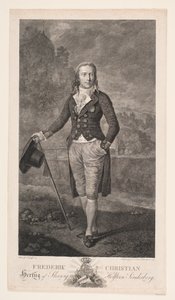 Frederik Christian, hertig av Schleswig av Gerhard Ludvig Lahde