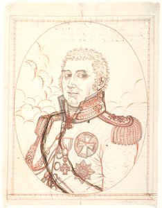Högt dekorerad officer (3 order) av Gerhard Ludvig Lahde