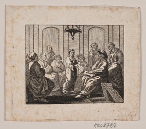 Kristus i templet av Gerhard Ludvig Lahde