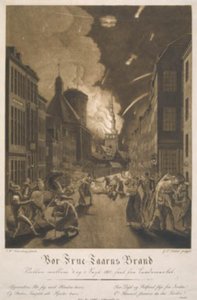 Elden i tornet i Vårfrukyrkan av Gerhard Ludvig Lahde