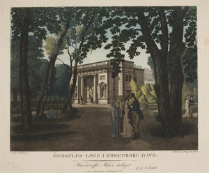 Herkuleslogen i Rosenborgs trädgård av Gerhard Ludvig Lahde