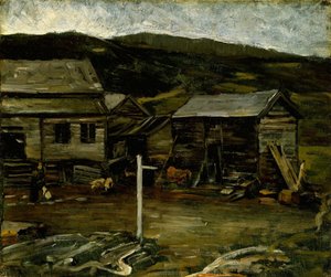 Höstkväll på gården, Øylo av Gerhard Munthe