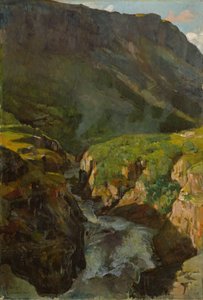 Floden Driva av Gerhard Munthe