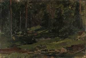 Skogslandskap av Gerhard Munthe