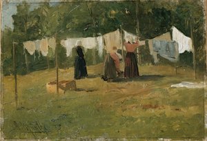 Kläder som torkar av Gerhard Peter Frantz Vilhelm Munthe