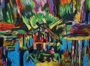Estuario Abstracto.2018 (olja på duk)