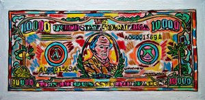 Ten Grand,2019 (olja på duk) av Gerhardt Isringhaus