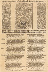 Allegori över örnen och kejsar Maximilian I av German 15th Century