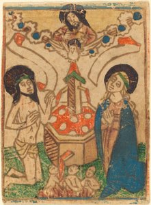 Allegori över nattvarden av German 15th Century