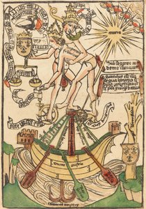 Allegori över mötet mellan påven Paul II och kejsar Fredrik III av German 15th Century