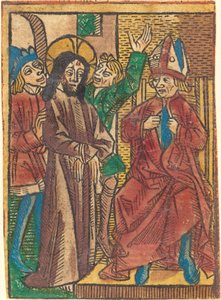 Före Kaifas av German 15th Century
