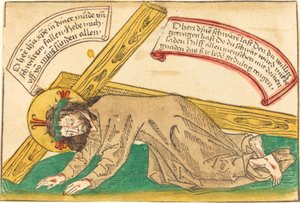 Kristus faller under korsets tyngd
