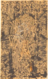 Madonna och barn av German 15th Century