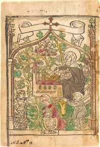 Saint Alto, Saint Bridget och grundarna av Mariamunster av German 15th Century