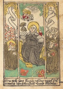 Heliga Birgitta av German 15th Century