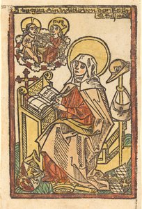 Heliga Birgitta av German 15th Century