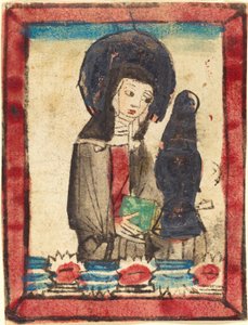 Sankta Klara av Assisi av German 15th Century