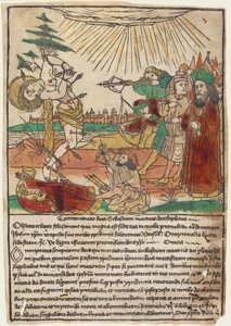 Sankt Sebastian av German 15th Century